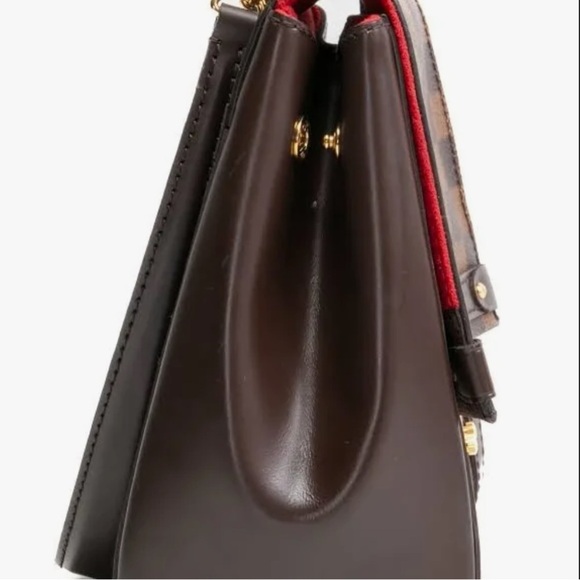 Rare🔥LV Damier Ebene shoulder bag studded top handle handbag Venice LV bag - Picture 6 of 15